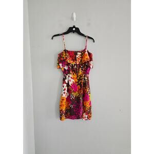 Anthropologie Charlie Jade Brown Colorful Dress XS